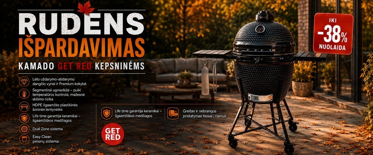 kamado Get Red kepsninės