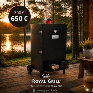 ROYAL GRILL 200L malkinė rūkykla