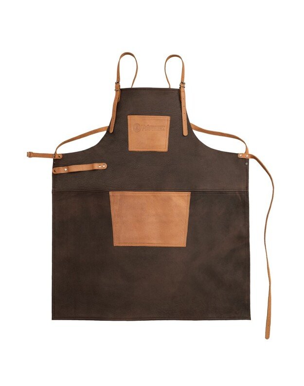 Odinė prijuostė Petromax Buff su kryžminiais nugaros diržais 1