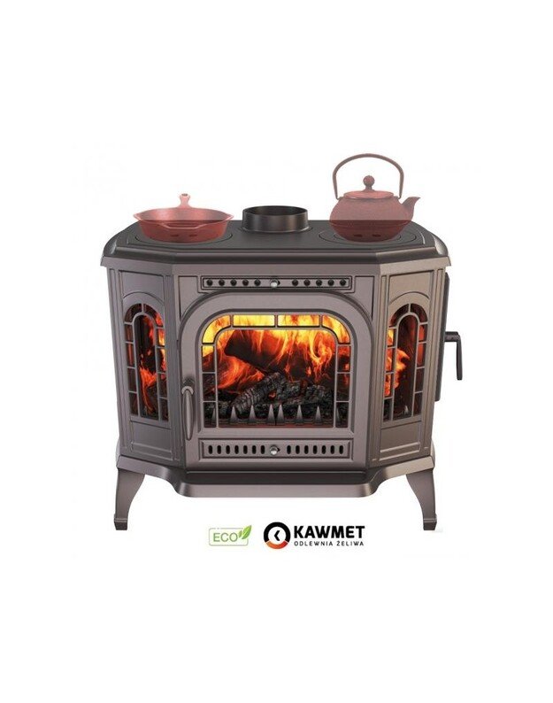 Ketaus krosnelė KAWMET P7 PB 10,5 kW su rinkėmis