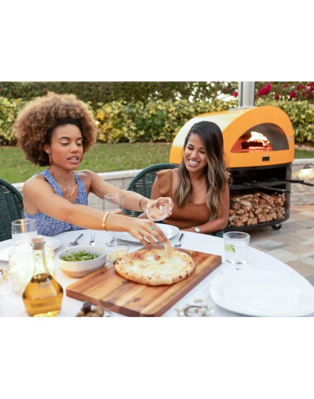 Hibridinė Picos Krosnis Alfa MODERNO 5 Pizze : Spalva - Fire Yellow