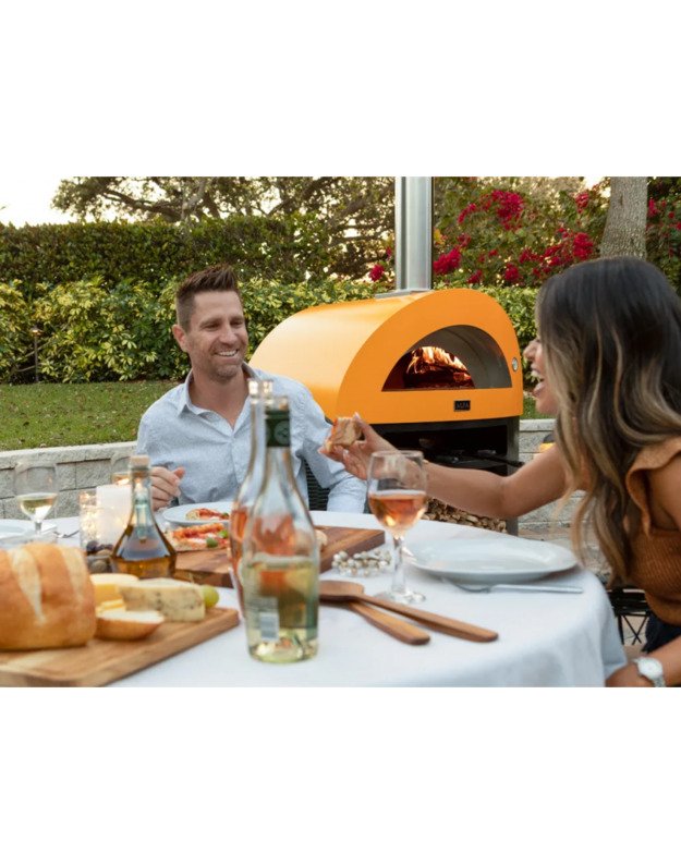Hibridinė Picos Krosnis Alfa MODERNO 5 Pizze : Spalva - Fire Yellow