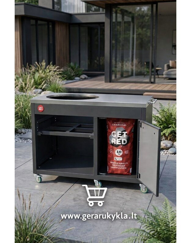 Kamado GET RED kepsninės stalas