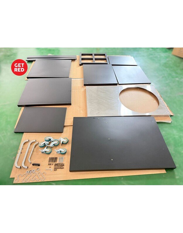 Kamado GET RED kepsninės stalas