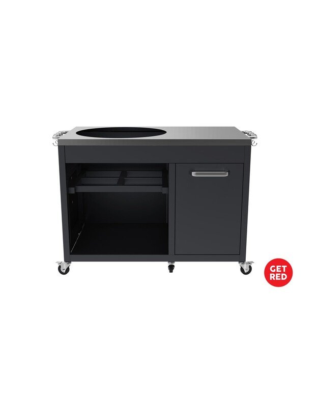 Kamado GET RED kepsninės stalas