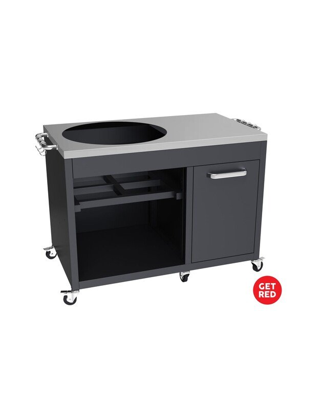 Kamado GET RED kepsninės stalas