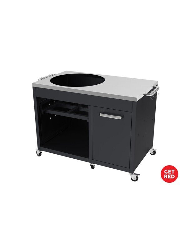 Kamado GET RED kepsninės stalas
