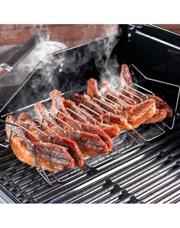 &Scaron;launelių ir &scaron;onkaulių laikiklis-universalios grotelės Char-Broil Grill+