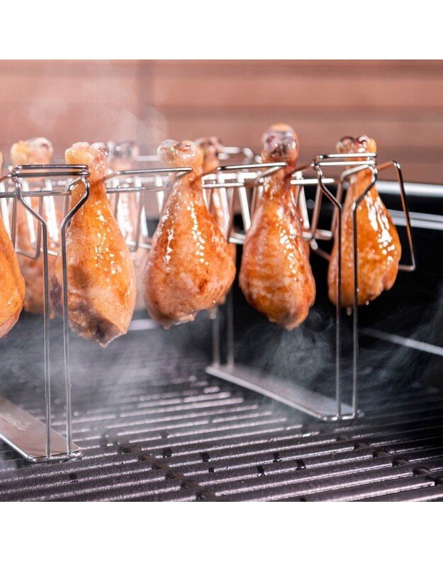 &Scaron;launelių ir &scaron;onkaulių laikiklis-universalios grotelės Char-Broil Grill+