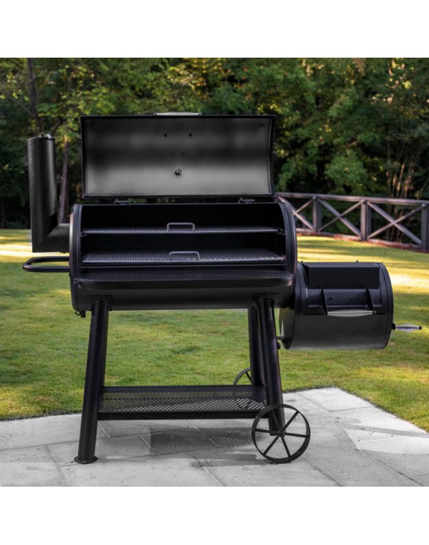 Lauko kepsninė-rūkykla Char-Griller Grand Champ Offset Smoker