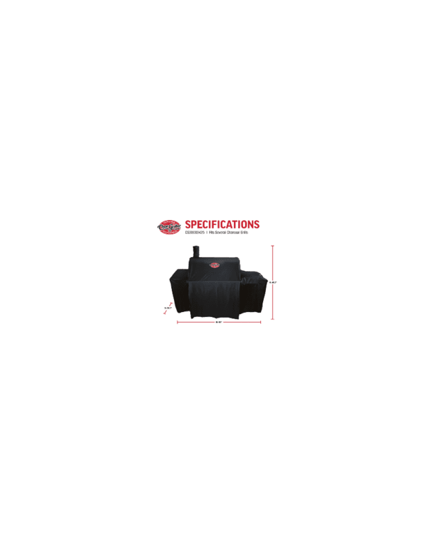 Kepsninės uždangalas Char-Griller Universal Barrel and Offset Smoker