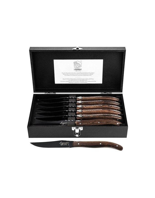 Steiko peilių rinkinys Forged Luxury Line Wengé Black