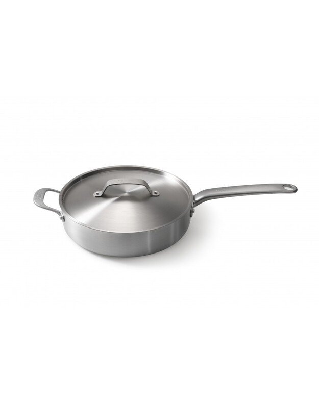 Nerūdijančio plieno tro&scaron;kinimo keptuvė su dangčiu Skottsberg 28cm