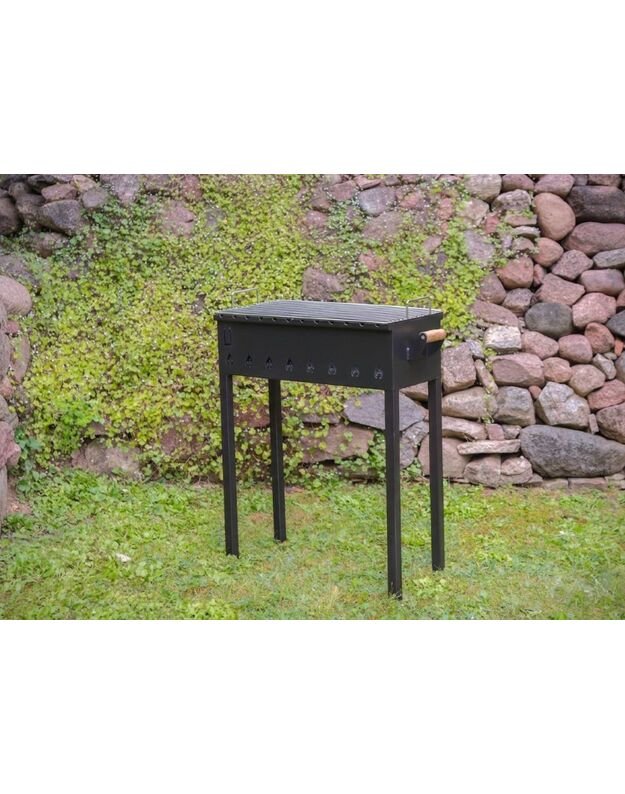 Nerūdijančio plieno grotelės šašlykinei 50,5x28cm 