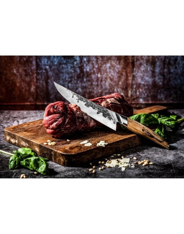 Japoni&scaron;ko plieno &scaron;efo peilis Forged Katai
