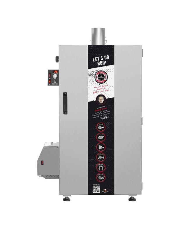 Rūkykla Borniak 150L INOX SIMPLE nerūdijančio plieno+BBQ  BBDS-150V1.4