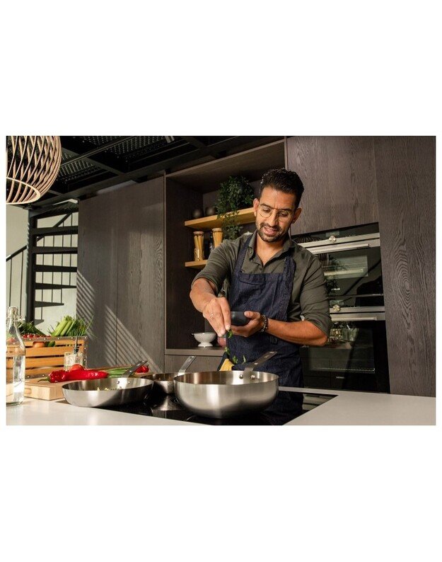 Nerūdijančio plieno WOK keptuvė Skottsberg 28cm 5