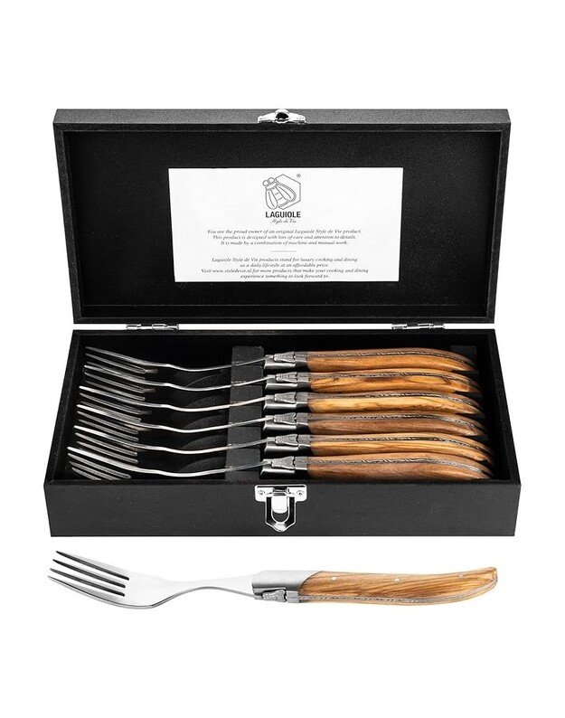 Steiko &scaron;akučių rinkinys Forged Luxury Line Olive Wood