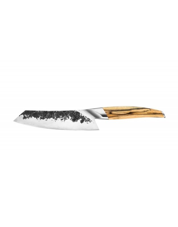 Japoni&scaron;ko plieno Santoku peilis - Forged Katai 18cm