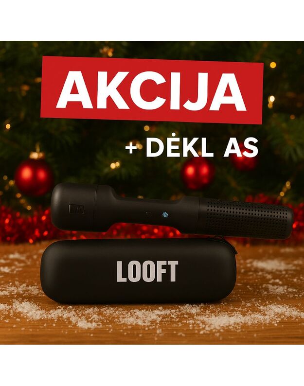 Elektrinis LOOFT X medžio anglies uždegiklis