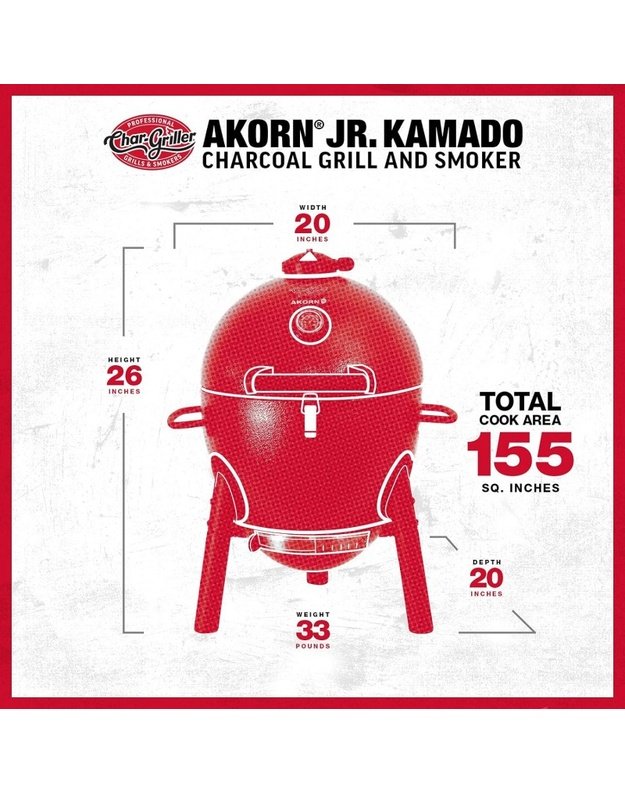 Char-Griller Akorn Jr. Kamado