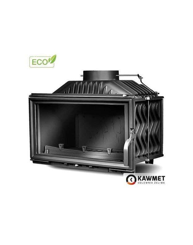 Ketaus įdėklas židiniui KAWMET W15 9,4 kW ECO