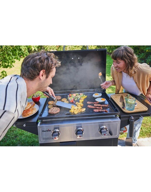 Dujinė kepsninė su plokštuma Char-Broil Griddle 3400