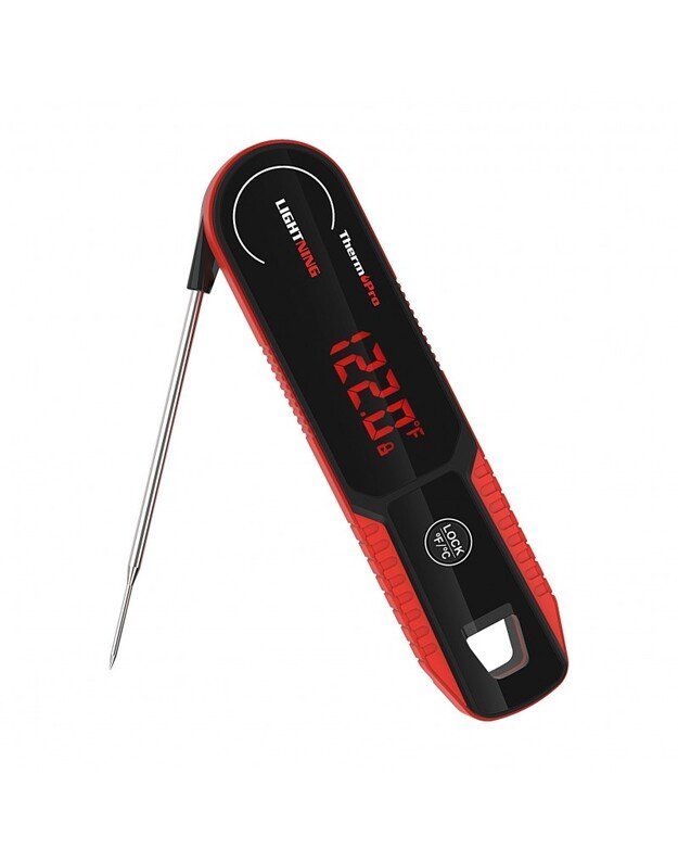 Momentinis mėsos termometras ypač greitas 1 sekundės nuskaitymo atsparus vandeniui ThermoPro TP622W