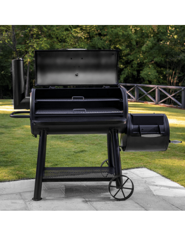 Lauko kepsninė-rūkykla Char-Griller Grand Champ Offset Smoker