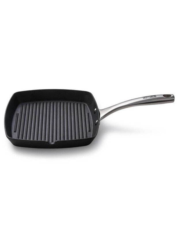 Rifliuota ketaus keptuvė Skottsberg 24x24cm