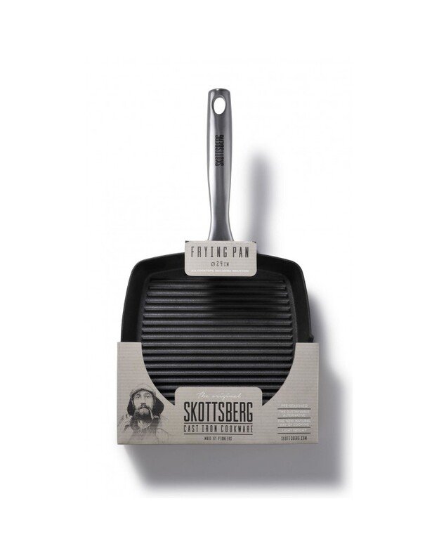 Rifliuota ketaus keptuvė Skottsberg 24x24cm 5