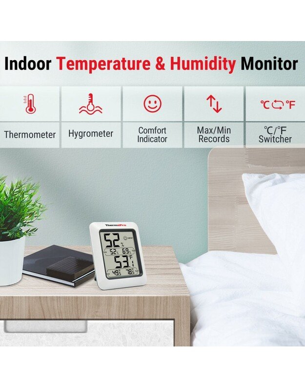 Aplinkos termometras ThermoPro TP50W