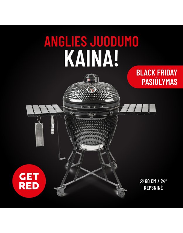 Kamado GET RED 24`/60cm