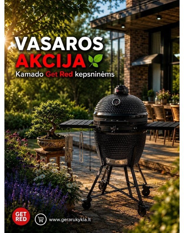 Kamado GET RED 24 (60cm) kepsninė