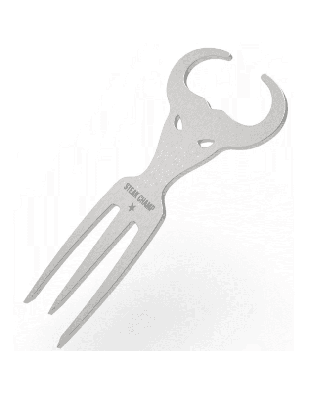 Užkandžių &scaron;akutės Steak Champ Baby Bull Fork 2 vnt.