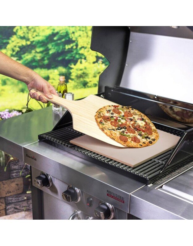 Stačiakampio formos picos kepimo akmuo Char-Broil 1