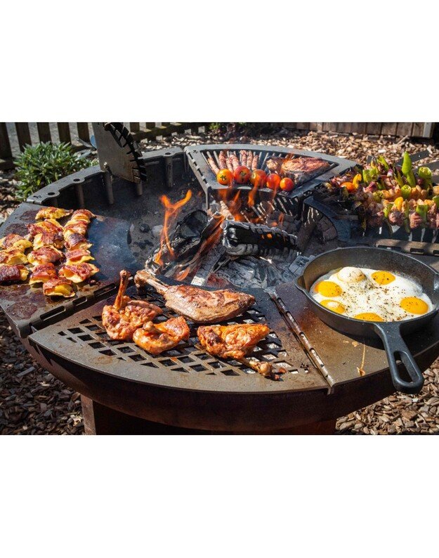 Modulinės Remundi kepsninės deimanto ra&scaron;to grotelių modulis 1