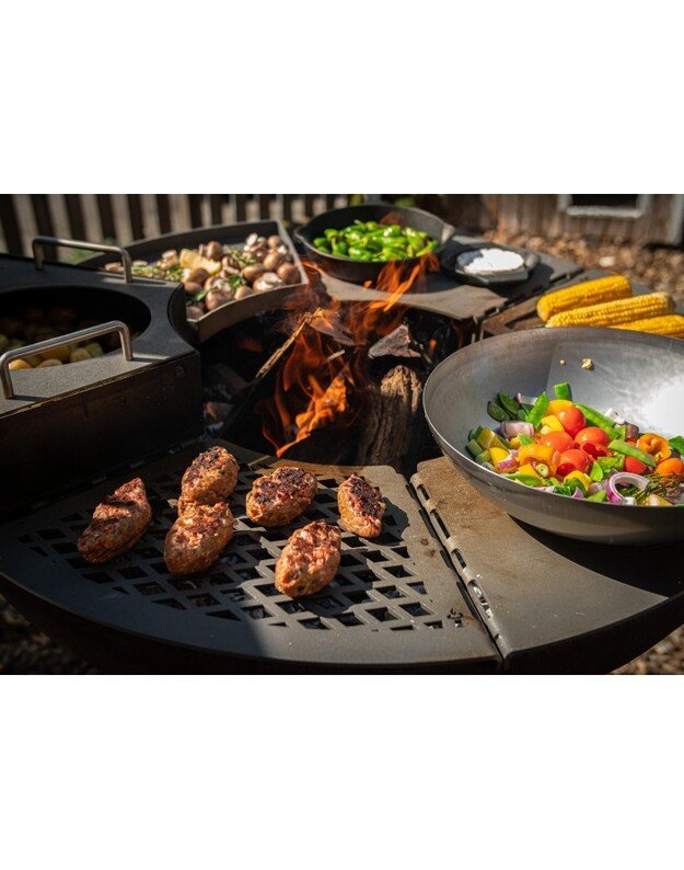 Modulinės Remundi kepsninės deimanto ra&scaron;to grotelių modulis 2