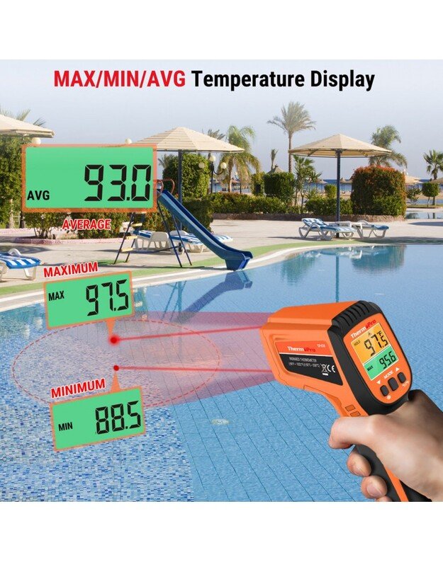 Lazerinis termometras ThermoPro TP450W