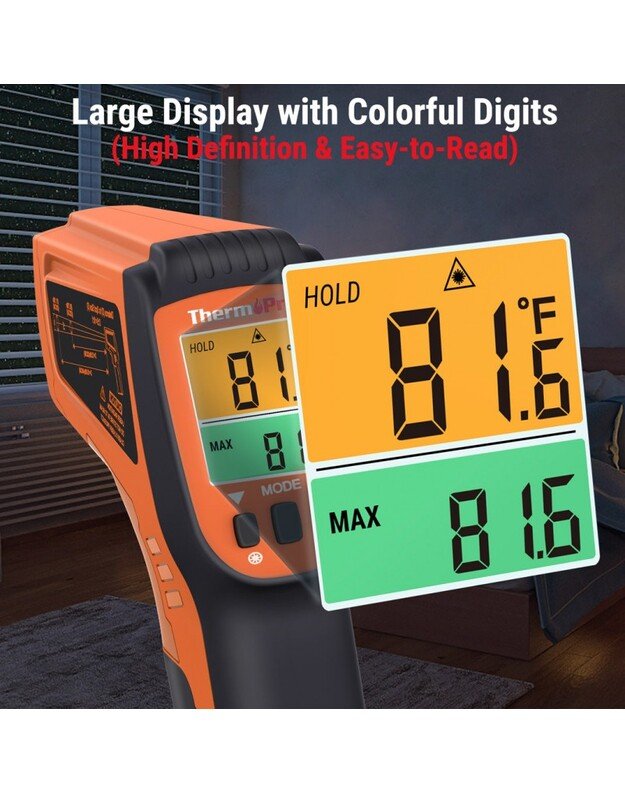 Lazerinis termometras ThermoPro TP450W