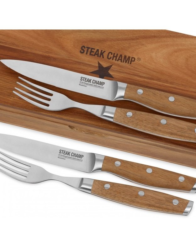 &Scaron;akučių ir Peilių Rinkinys Steak Champ