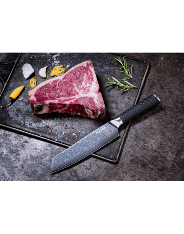 Damasko plieno peilis Steak Champ