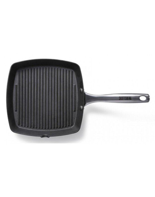 Rifliuota ketaus keptuvė Skottsberg 28x28cm 1