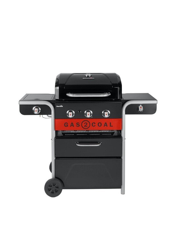 Anglinė-Dujinė 3 degiklių kepsninė Char-Broil Gas2Coal