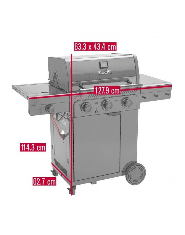 Dujinis grilis Char-Broil Essential 3G