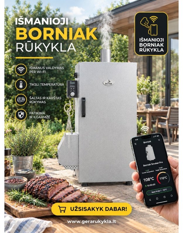 Rūkykla Borniak Classic  WiFi 150L (UWDW-150)
