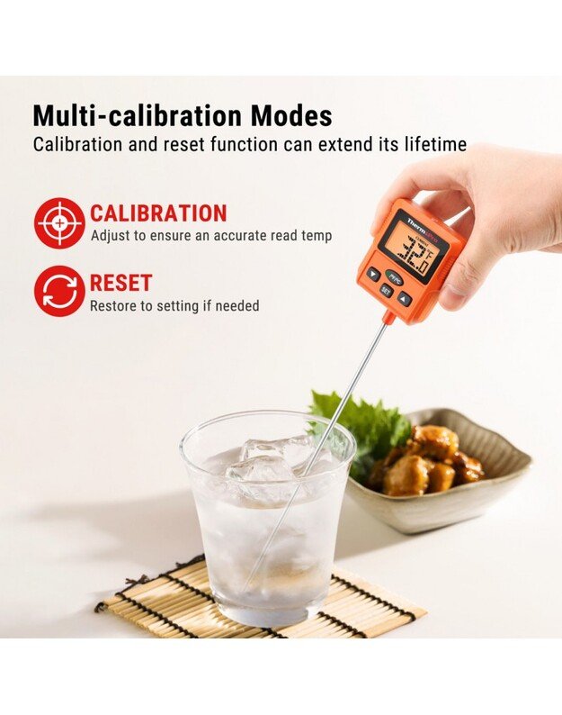 Skaitmeninis aliejaus ir saldainių termometras su zondu ThermoPro TP511