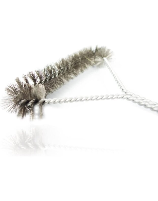 Grotelių valymo šepetys ilga rankena 