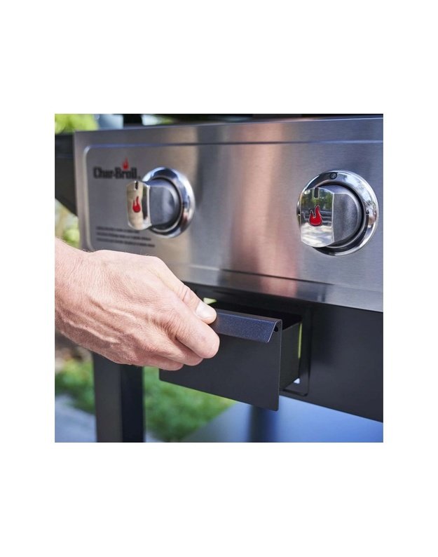 Dujinė kepsninė su plok&scaron;tuma Char-Broil Griddle 3400