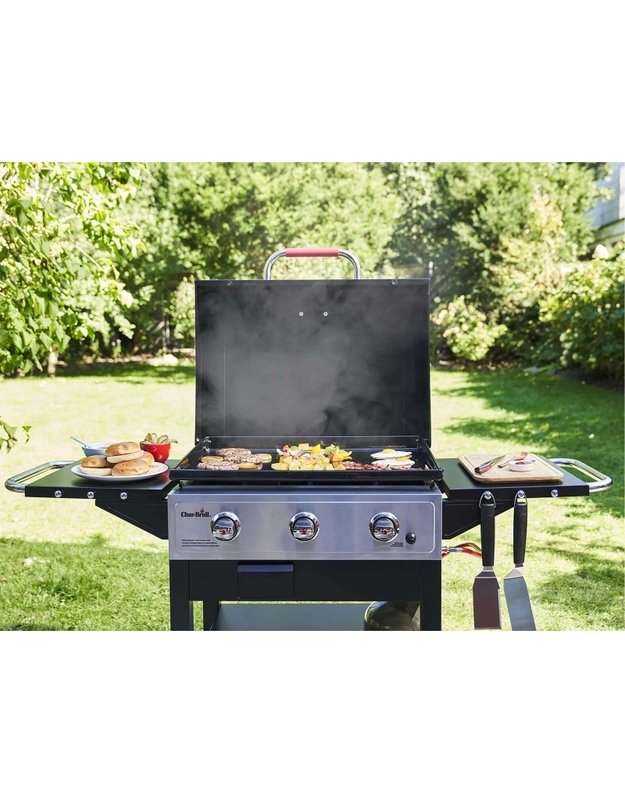 Dujinė kepsninė su plok&scaron;tuma Char-Broil Griddle 3400